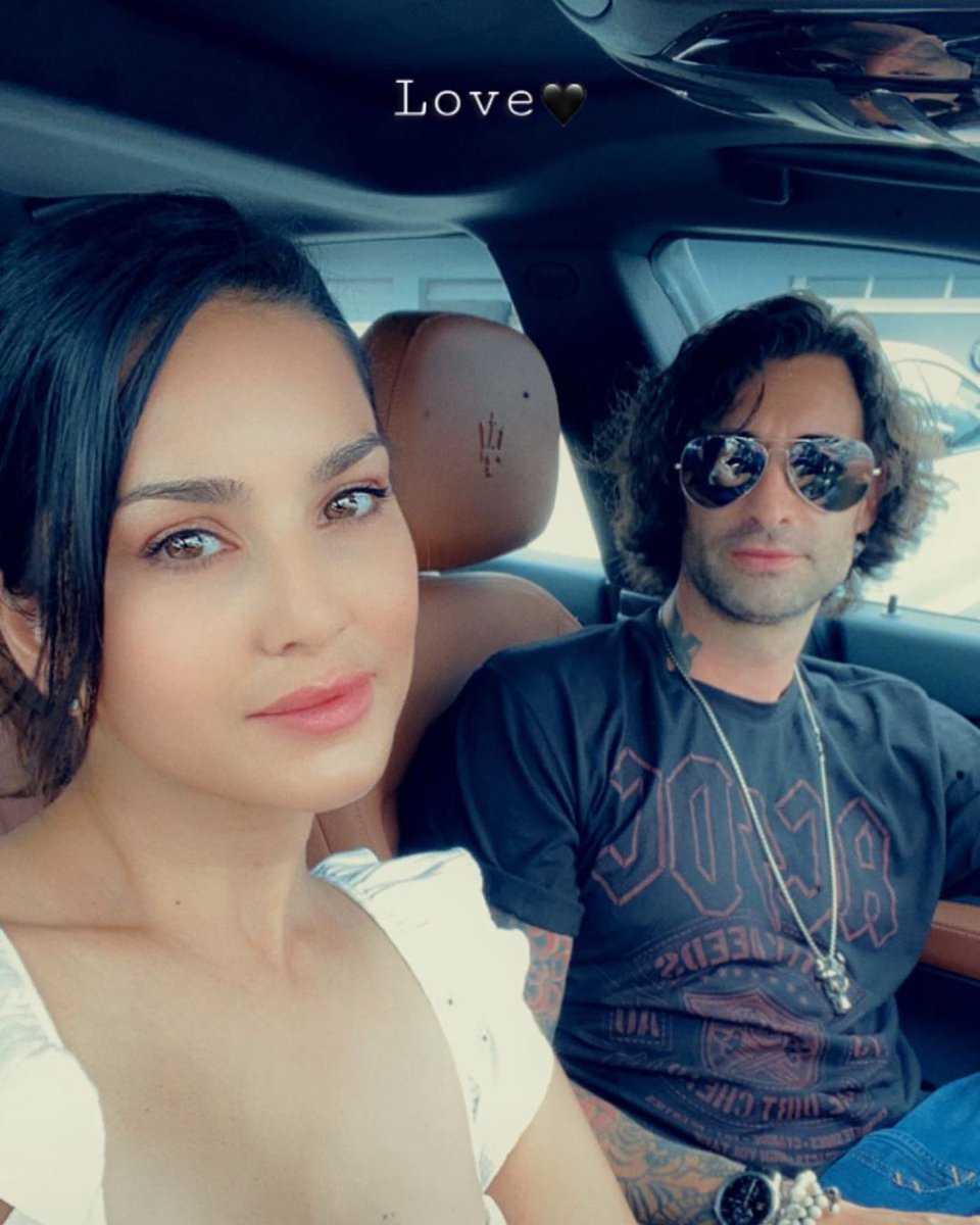 SunnyLeone's tweet photo. Yayy!! Nothing like picking up my new @Maserati_HQ with @DanielWeber99! 😍 https://t.co/jUIRIbGaF2