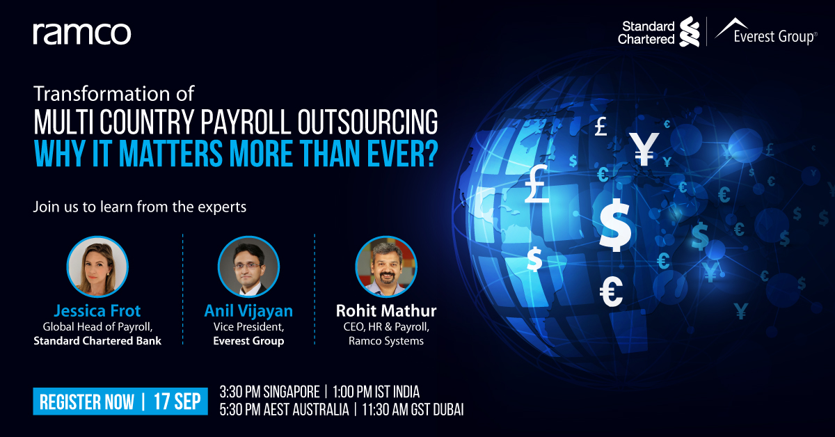 RamcoSystems's tweet photo. Enterprises are seeking ways to optimize #Payroll processes, reduce costs &amp; manage #Compliance. All the more so, given the challenges in the current scenario. Find out what experts from @StanChart, @EverestGroup &amp; @RamcoSystems have to say about it: https://t.co/jNOAQbErpm https://t.co/HK7blYmr8y