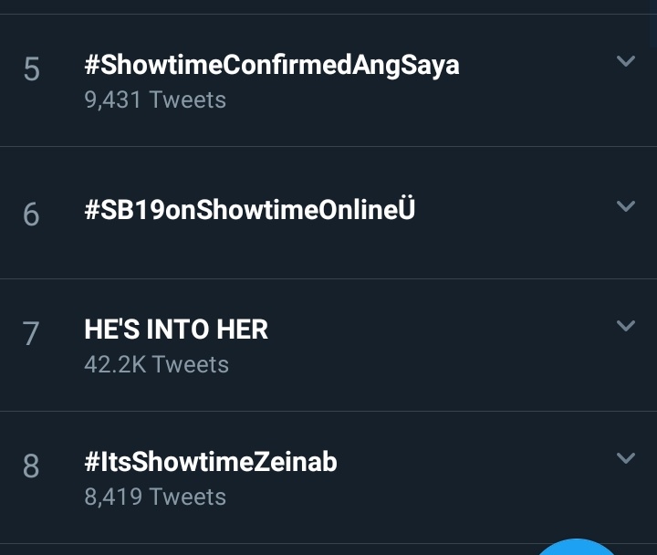 Kpn_nation2's tweet photo. Confirmed talaga ang Saya hatid ng @itsShowtimeNa
Triple trending ang Showtime.
Love it! 😍💛
#ShowtimeConfirmedAngSaya
#SB19onShowtimeOnlineUE
#ItsShowtimeZeinab https://t.co/ixiIgIjAh3