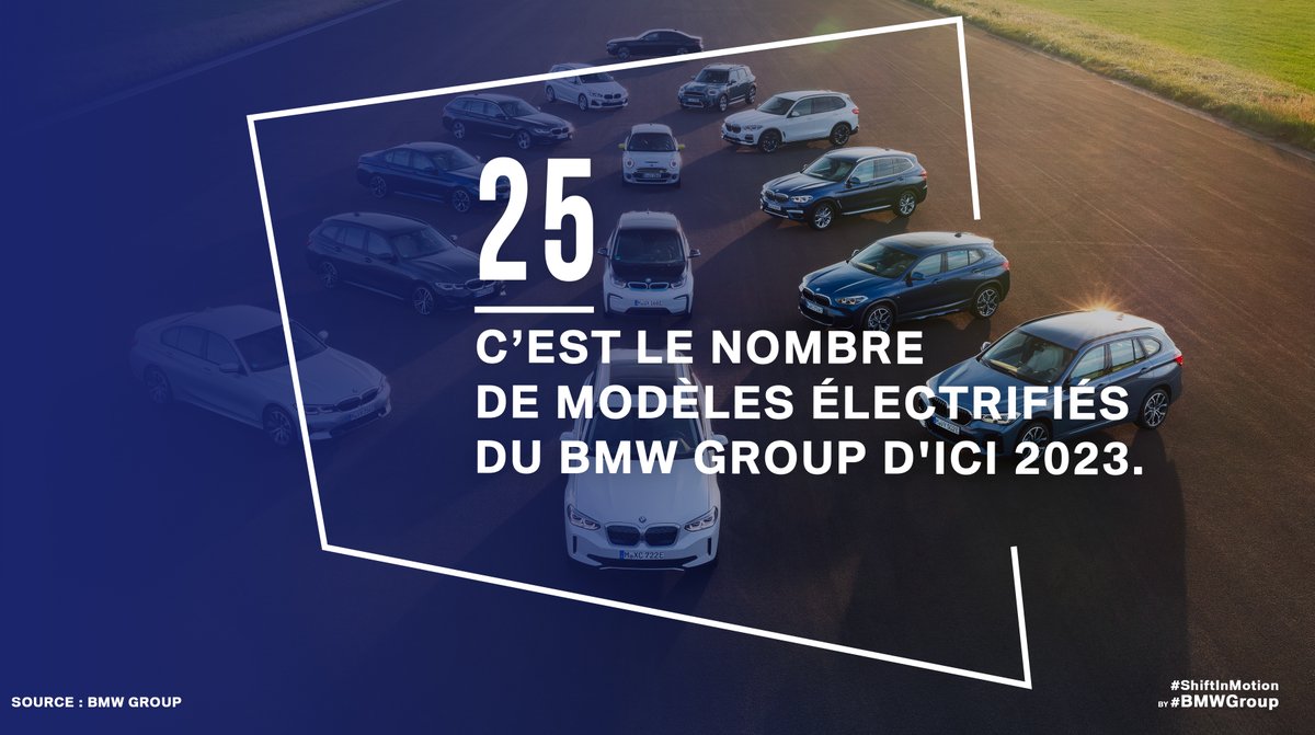 BMWGroupFrance's tweet photo. BMW Group est le constructeur automobile possédant la gamme de véhicules électrifiés la plus importante du marché. 100% électrique, hybride ou bien thermique ? Quel est votre choix ? #PowerofChoice #ShitInMotion #Electromobilité #MobilitéDurable #ElectrifYou https://t.co/OZy6OWKKmi