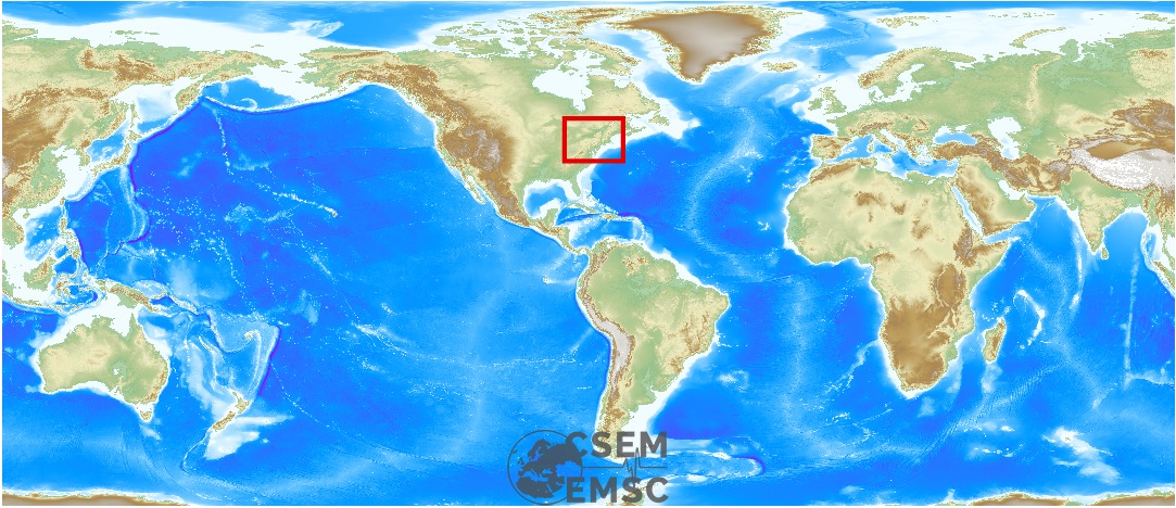 #Earthquake (#sismo) possibly felt 2 min ago in #New York #United States. Felt it? See emsc-csem.org