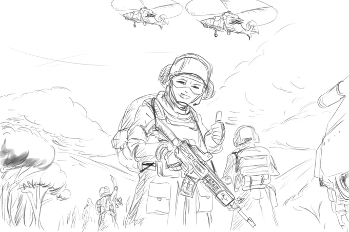 I need to sleep, but I always end sketching stuff until late.
Well, good night people 