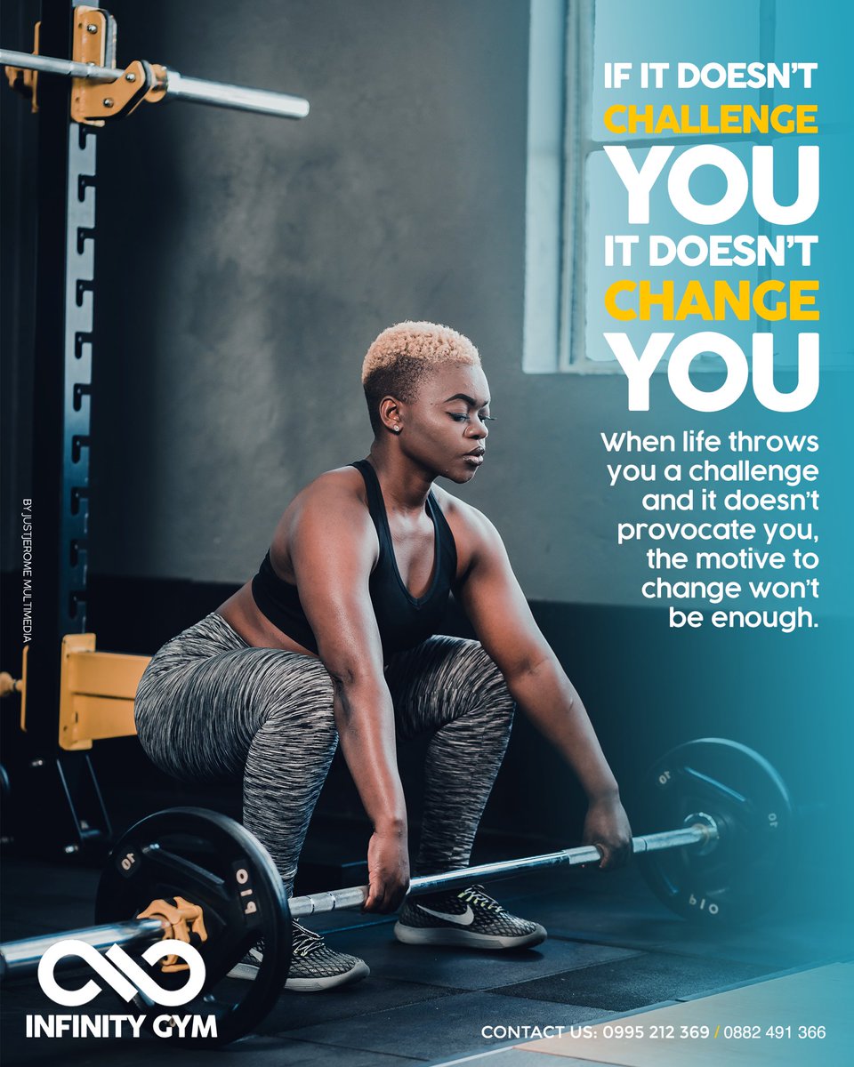 infinitygymmw's tweet photo. If it doesn’t Challenge you, It doesn’t Change you https://t.co/3WXsAXn0RV