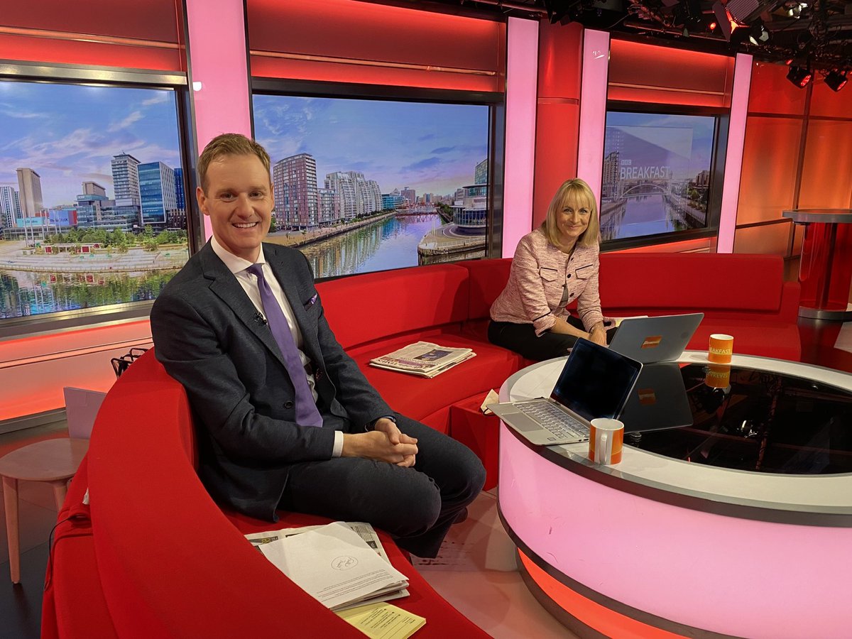 mrdanwalker's tweet photo. We are packed to the rafters today on #BBCBreakfast 
Join us on BBC1. The Health Secretary @MattHancock will be answering questions about new restrictions and testing at 730 @BBCBreakfast @louiseminchin https://t.co/z7QEm11jz2