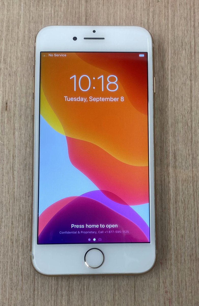 Successfully installed iOS 13.0 (17A508) Internal UI on a production iPhone 8