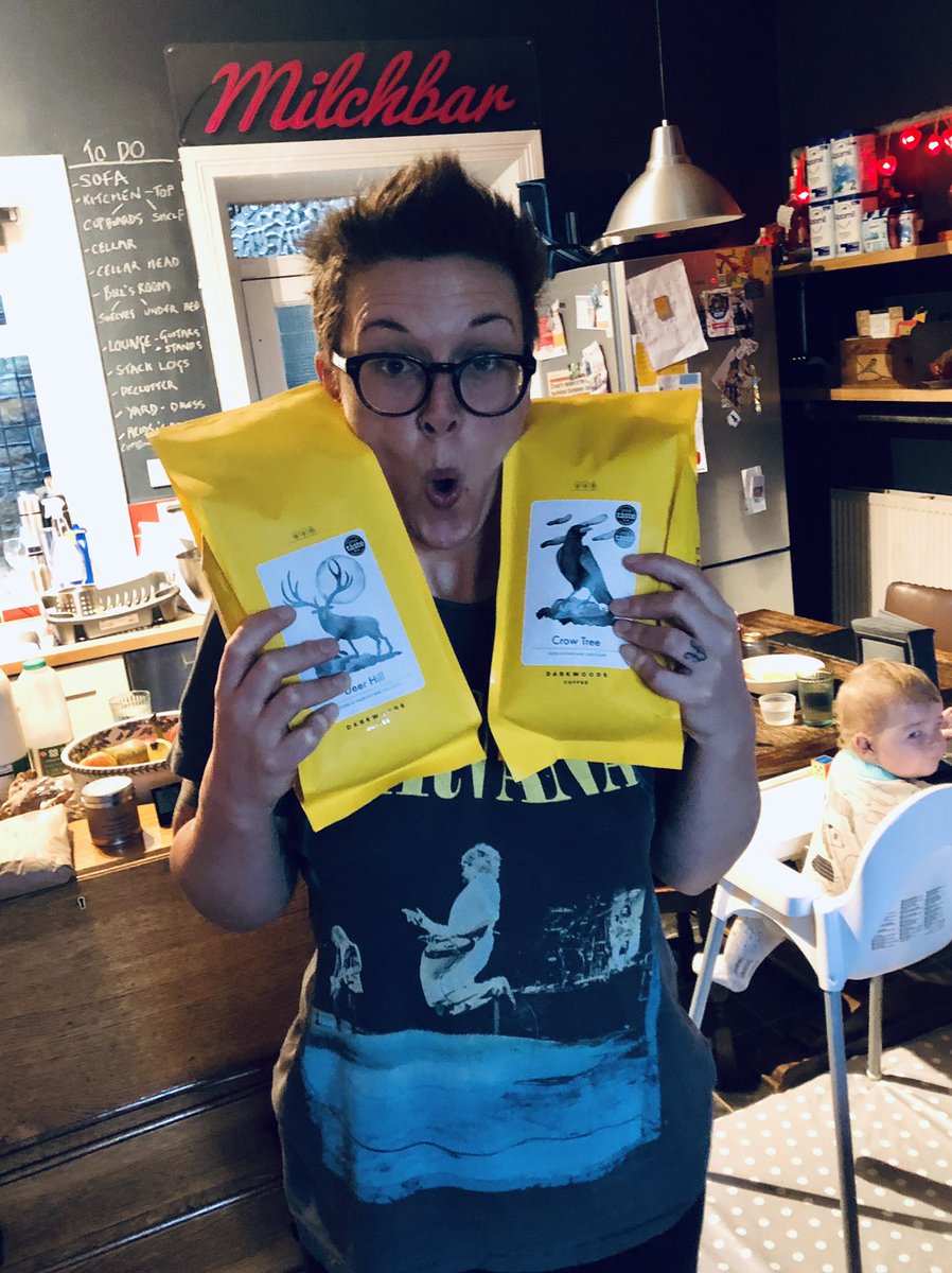 OHooleyandTidow's tweet photo. That feeling when your @DarkWoodsCoffee order has arrived and you know your first coffee of the day will be heavenly. #CrowTree https://t.co/P3pDoVAvpP