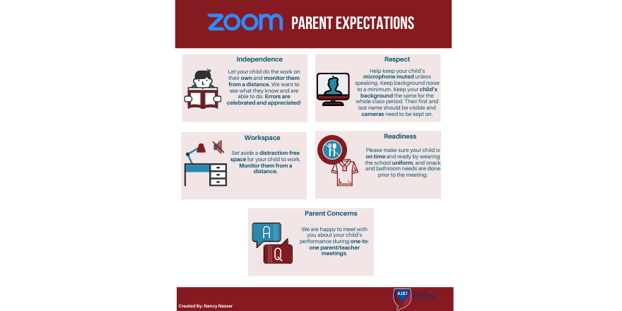 iamnancynasser's tweet photo. We value parents as they partner with us #educators in remote https://t.co/UvMQhfT0mA are some @zoom_us parent expectations to help us and them! #edtech #edtechchat #schools #zoom #teachers #schools https://t.co/MtOAly8Pxi