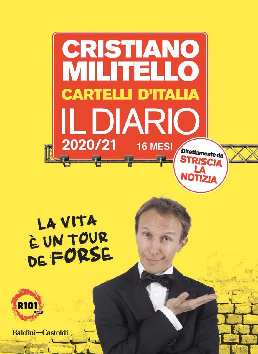 BaldiniCastoldi's tweet photo. Ieri sera a Carmagnola bellissimo incontro con @CriMilitello 
#DiariodeiCartelli ⚠️🚸🈴🚷💢💯 

#LettidiNotte @Striscia @RadioR101 

#cristianomilitello https://t.co/vWDsPUNqRt