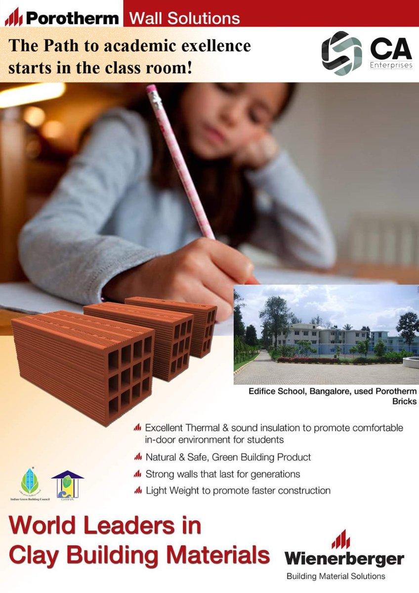 CA_Enterprises_'s tweet photo. #wienerbergerindia - World Leaders in #Clay Building Material.

Showroom @ saibaba colony coimbatore
Contact us : 9384083415
Visit us : https://t.co/W71tbxkvkN
.
.
.
#caenterprises #wienerbergerindia #porothermbrick #thermobrick #clay #dryfixsystem #naturalbuilding #greenbuilding https://t.co/Y7jdtymJda
