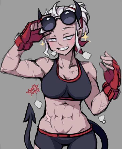 siren_mama's tweet photo. "So you wanna workout with me?
The blind demon asked the reader witb a smile
#openro
#opentl
#helltakerrp https://t.co/JXHCnbHOps