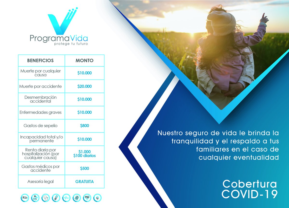 VidaPrograma's tweet photo. Planificar tu futuro en caso de cualquier eventualidad es esencial, con Programa Vida cuentas con un seguro para el respaldo y tranquilidad de tus familiares. Comunícate con nosotros al 097 937 4290 / 022 452 946 y te daremos la información que requieres. https://t.co/9YAa9YhHLm