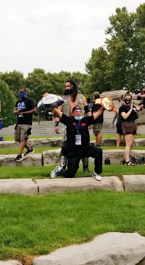 teverette11's tweet photo. @JohnThorneAIW @tehyellowcrayon @aiwrestling I second that, we had an amazing time, well worth the drive from Cleveland! #AIWOpen https://t.co/iKW2DR6XpL
