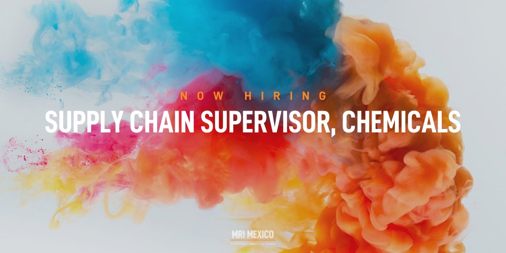 MRIMexico's tweet photo. Are you ready to work as an impact player for one of today's premier chemicals organizations? Check out this opportunity: https://t.co/6qa5wu2c84

#MRIMexico #MRINetwork #WorldOfWork #ExecutiveSearch #Recruitment #Headhunters #chemicals #textilechemicals #textiledyeing https://t.co/IeWq81Zx7s