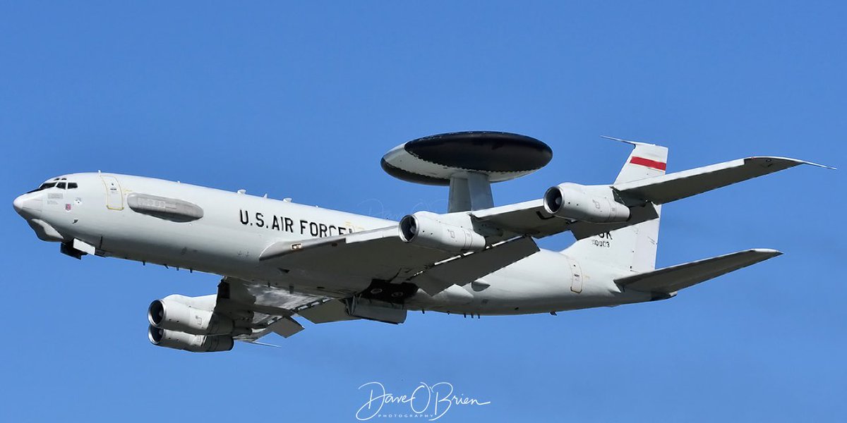 U S Air Force The E 3 Sentry Is An Airborne Warning And Control System Or Awacs Aircraft With An Integrated Command And Control Battle Management Or C2bm Surveillance Target Detection And