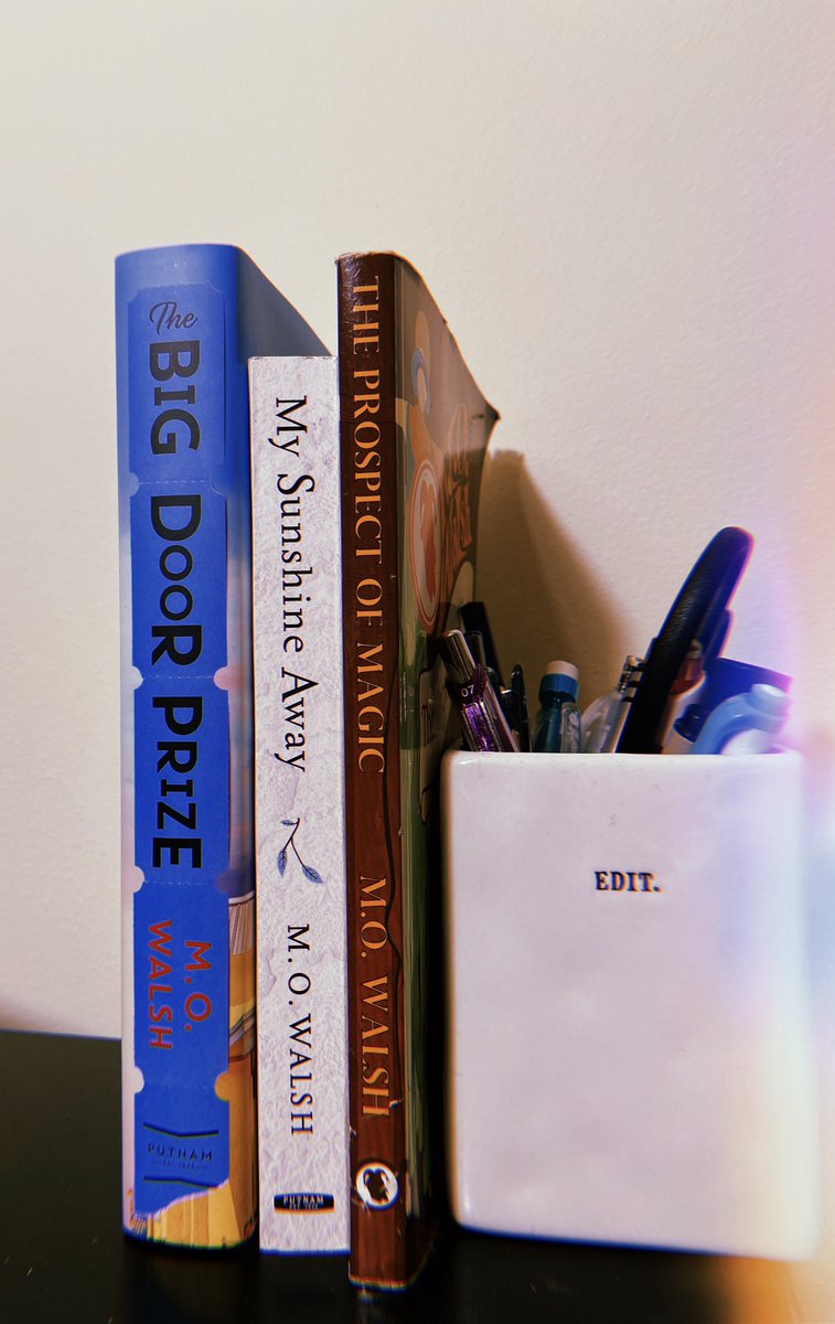 Happy publication day to #TheBigDoorPrize! Some books come into your life when you least expect them yet exactly when you need them the most &amp; mine always seem to be written by <a href="/m_o_walsh/">M.O. Walsh</a>