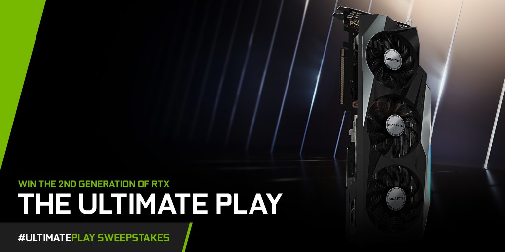 [최신 AORUS GeForce RTX 30 증정 이벤트] 
1. 최신 GeForce 소셜 포스팅 RT하기 2. AORUS GeForce RTX 30 시리즈에 관한 기대감 트윗으로 남기기. 3. #UltimatePlay  해시태그 반드시 넣어주세요. 4. 여러 번 할수록 당첨 확률 업!
자세히 보기: nvda.ws/3m103ek