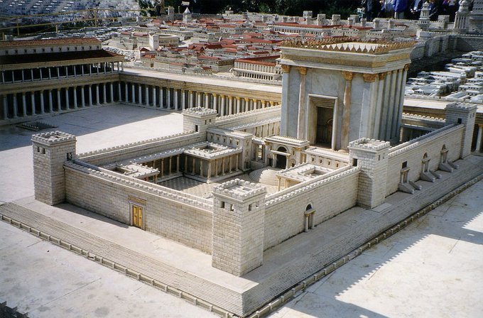 Maqueta del segundo templo de Salomón
