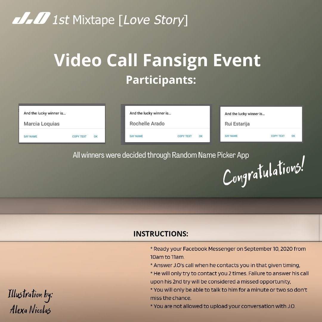 PPOPRapKingJO's tweet image. J.O 1st Mixtape [LOVE STORY]
VIDEO CALL FANSIGN ANNOUNCEMENT

Thank you to all who pre-ordered the album.
Distribution will be in end of September. 
Physical selling will be on first or second week of October.

#PHPJO_LoveStory
#PHP_JO
#PHPMusic @_PHPmusic 
@joxstyles