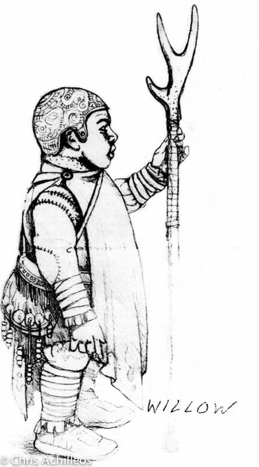 Production drawings from WILLOW (1986). 