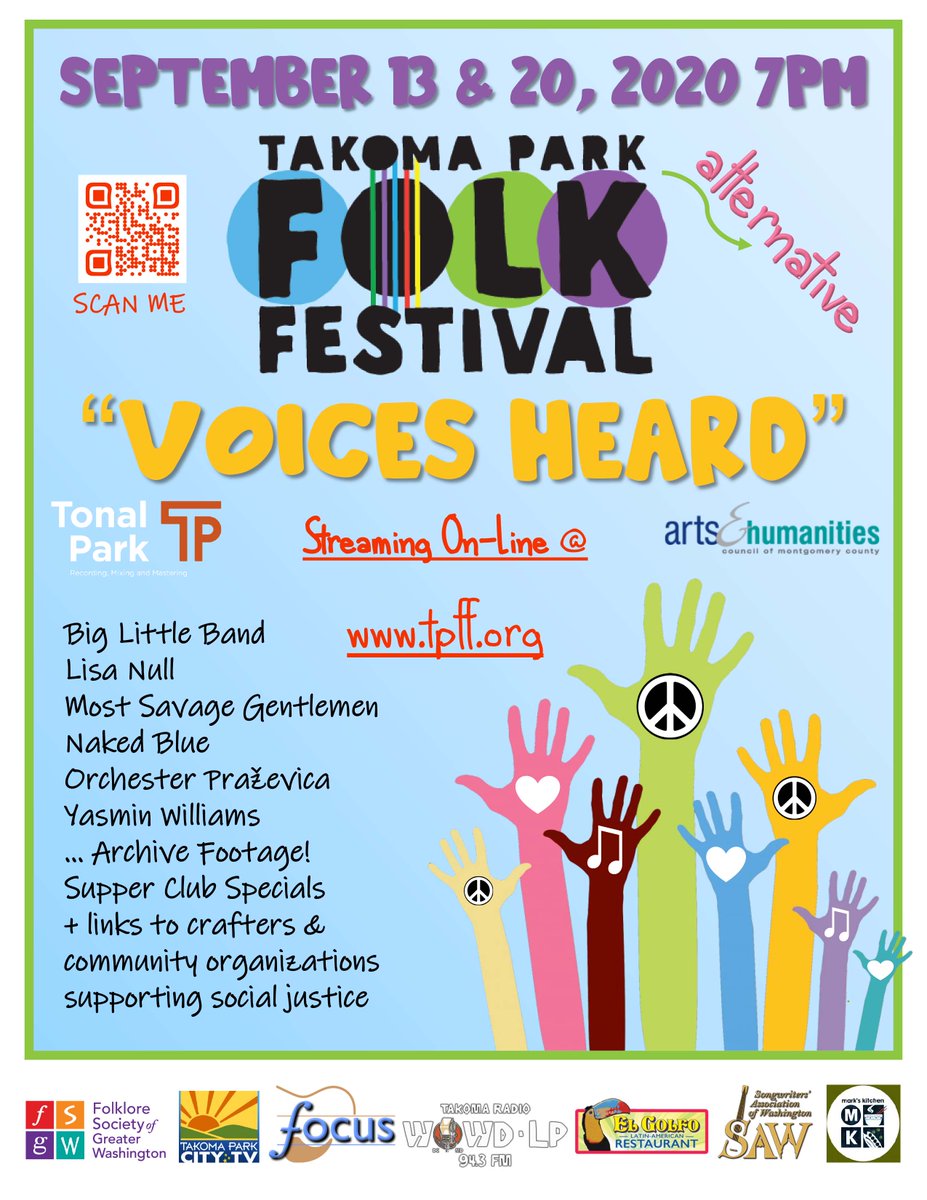 TPFolkFestival's tweet photo. This year's TPFF will be a mix of six new performances recorded at Tonal Park, along with archival Festival footage celebrating more than 40 years of this community event.  https://t.co/wm2kgHor0B and https://t.co/9YI6POjfYc https://t.co/19eALxUUYO