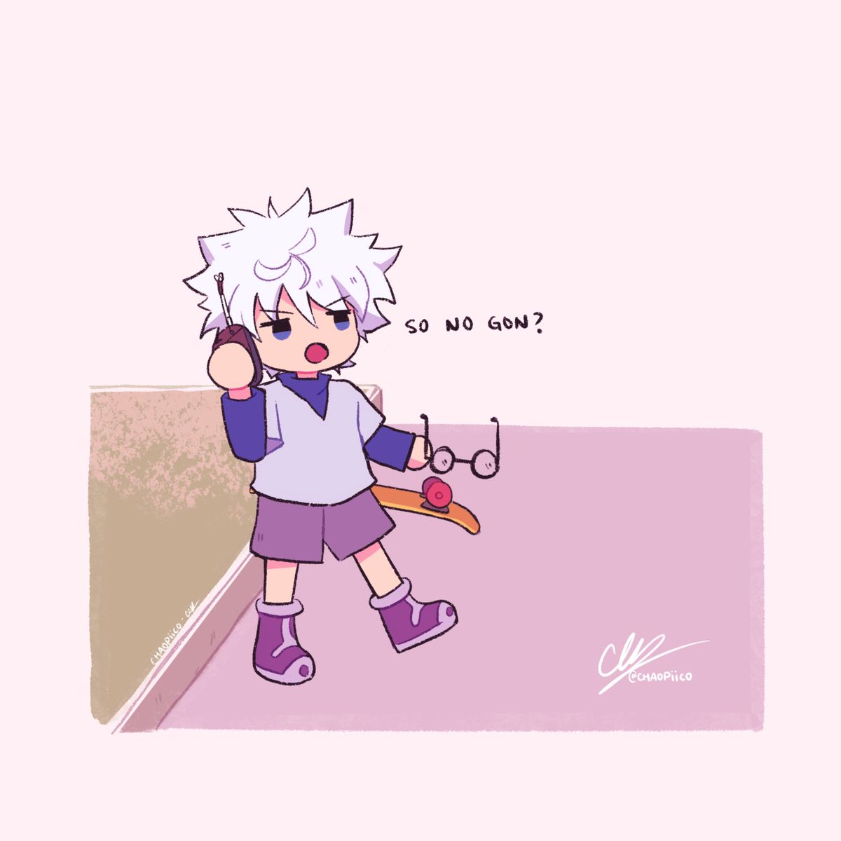 chaopiicold's tweet photo. when gon isn’t tagging along :-/ https://t.co/oDQUIFIuZb