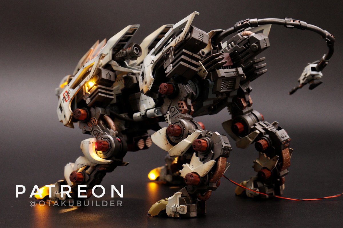Otaku_Builder's tweet image. 1/72 RZ-041 Liger Zero(CUSTOM BUILD) #ZOIDS #kotobukiya #ligerzero
