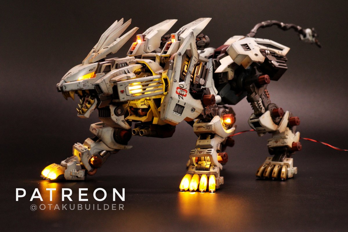 Otaku_Builder's tweet image. 1/72 RZ-041 Liger Zero(CUSTOM BUILD) #ZOIDS #kotobukiya #ligerzero