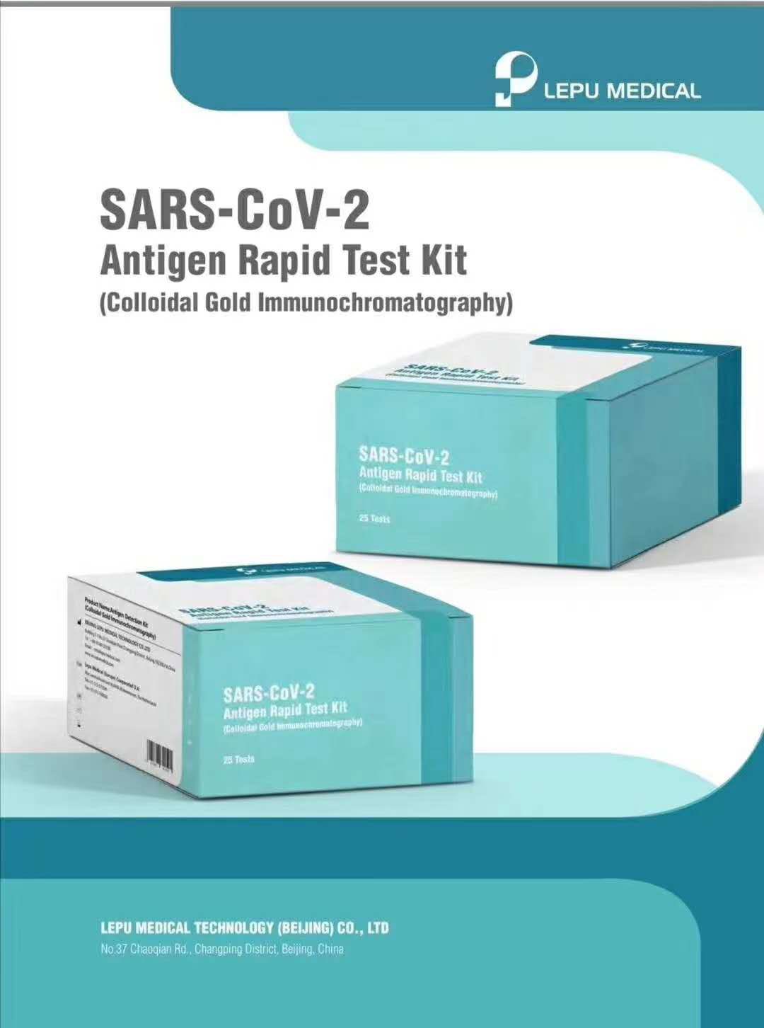 Lepu Medical SARSCoV2 Antigen Rapid Test Kits, Colloidal,, 59 OFF
