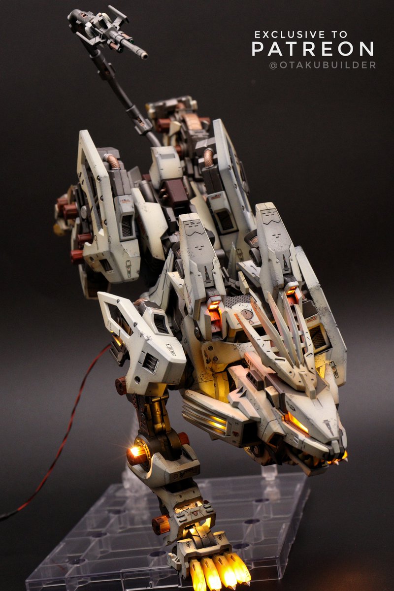 Otaku_Builder's tweet image. 1/72 RZ-041 Liger Zero(CUSTOM BUILD) #ZOIDS #kotobukiya #ligerzero