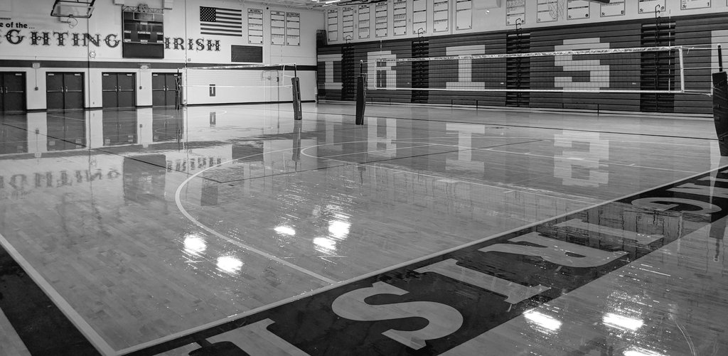 NDPvball's tweet photo. So excited that our gyms will open up in a matter of hours. I'm thankful that athletes across the state will get the opportunity to compete in activities that they love &amp; have prepared for as they represent their schools.  #MaskUpIrish https://t.co/cvVUCe8km1