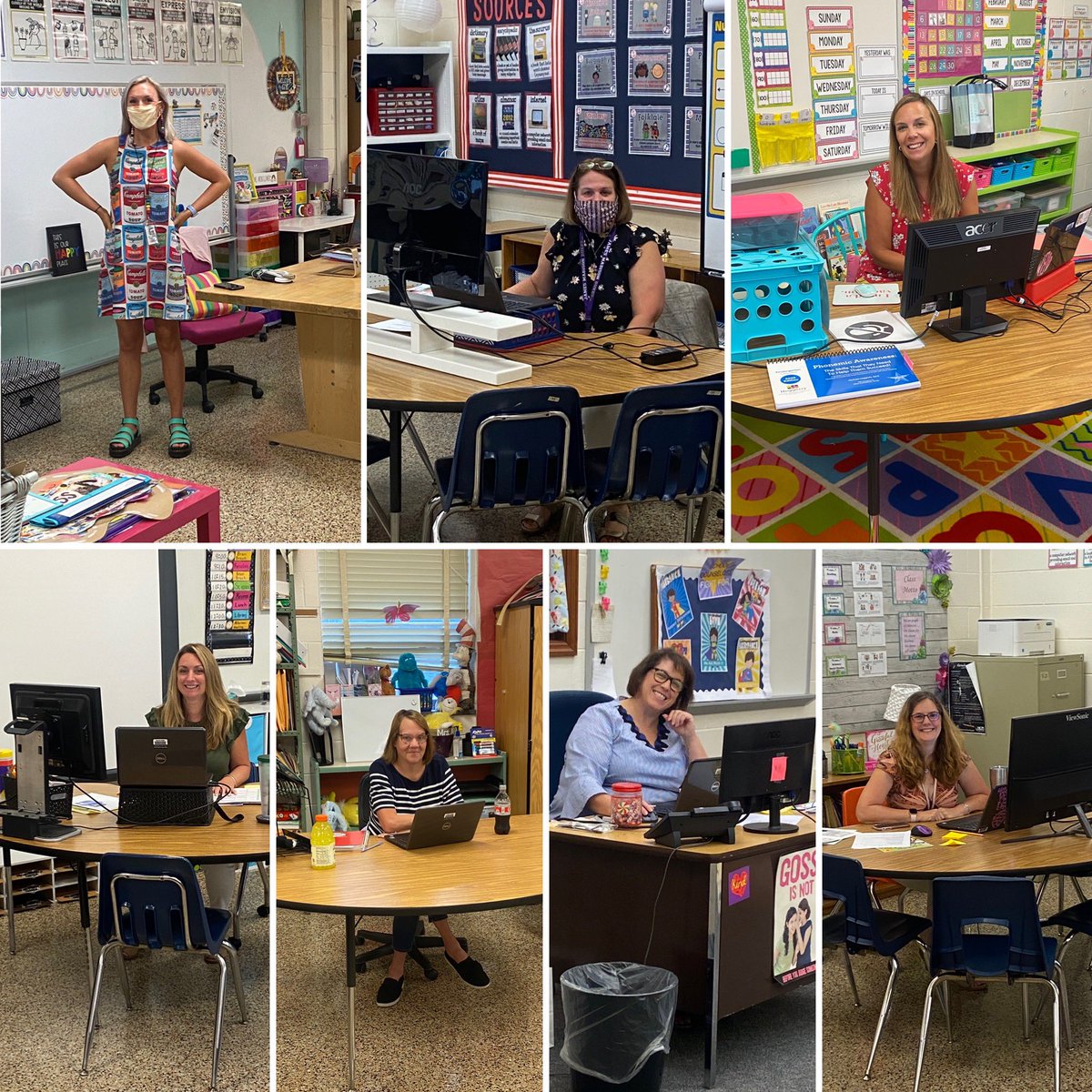 julzsuder's tweet photo. So proud of Carver teachers today! Bright eyed, prepared and excited for our first day back at school! Thank you for making it a great day for our students! #hcps #ESInnovates @HenricoSchools https://t.co/SndjFSZoV7