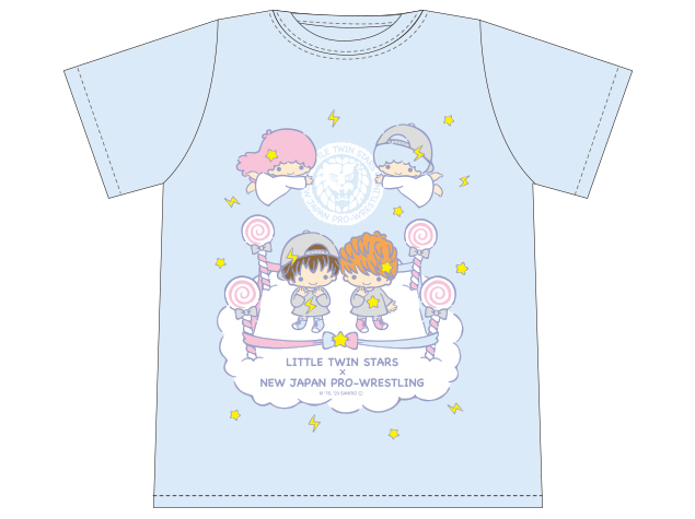 新日本プロレス×サンリオ】 リトルツインスターズコラボTシャツは2種類