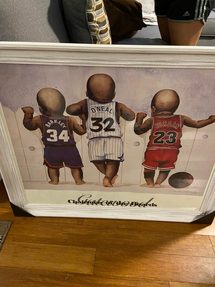 Stryker1387's tweet photo. @NBAonTNT Just missing Kenny - Ya’ll are immortalized in my sons nursery. Thanks for all you do! https://t.co/yelxHWhKH0