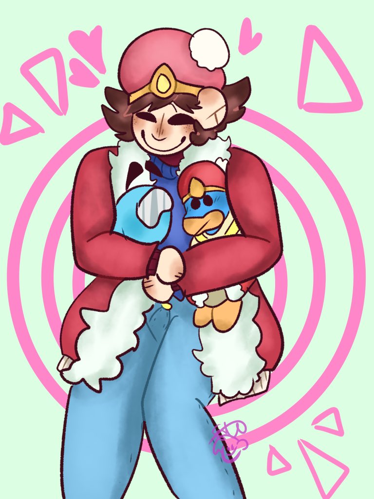 fffruug's tweet photo. Eyy! @IndieRedede with Dedede and his Among Us avatar!! I rushed this majorly but anyway, tonight’s stream was lovely !! 🥺 • #indiered #indieredfanart https://t.co/dKArchqnVD