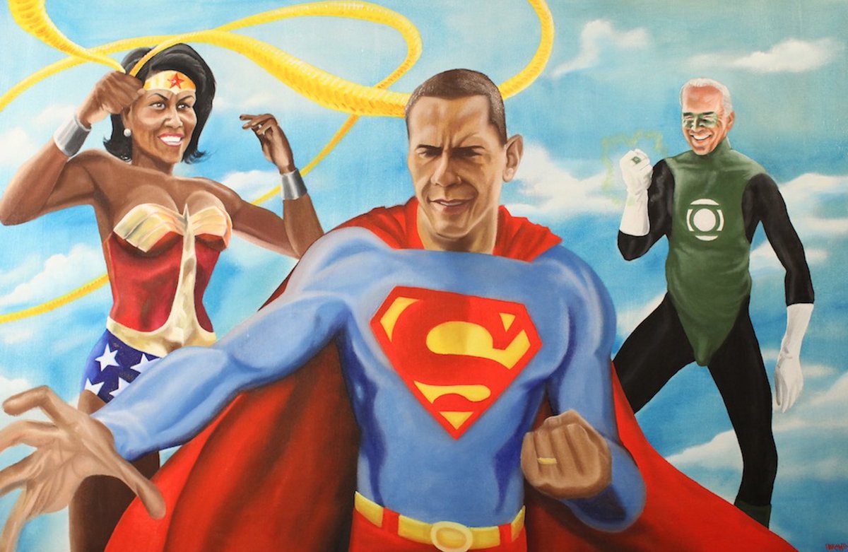 Justice League 2012...Joe Biden makes a good Green Lantern #BidenHarrisLandslide2020 #FauxBama #JusticeLeague