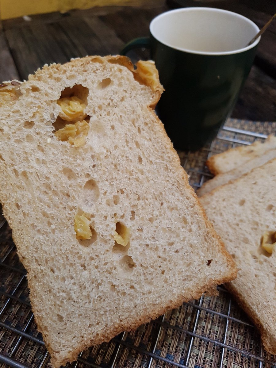 Jittikant's tweet photo. ขนมปังโฮลวีทลูกเกดจากยีสต์ธรรมชาติ
#ชุมชนขนมปัง
#naturalyeast
#yeastwater
#RayraiHomemade
#halalbakery
สูตรและวิธีทำอยู่ที่นี่ค่ะ 👇👇 https://t.co/EBHm4p4r3n