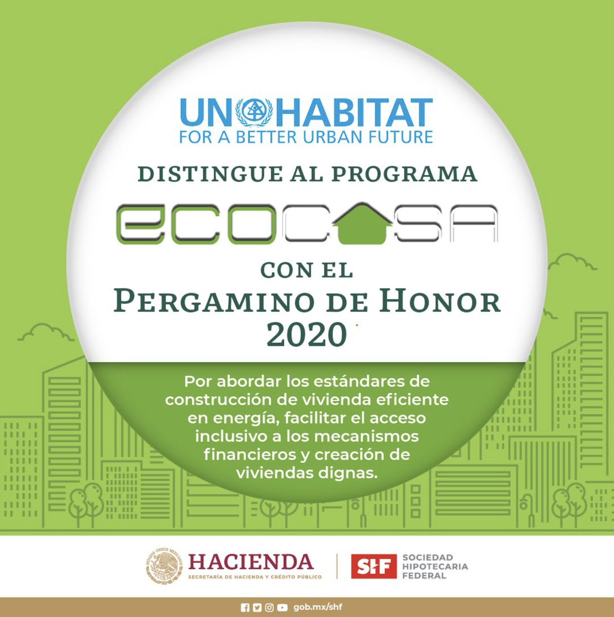 REEDIberoAC's tweet photo. Enhorabuena a @SHFoficial por un reconocimiento más para #EcoCasa. Estamos muy orgullosos de haberlos nominado y reiteramos nuestro apoyo hacia el impulso y consolidación de programas en pro de la eficiencia energética en la edificación en #México.
https://t.co/ICRevTxSQv https://t.co/gv8U13kGTq