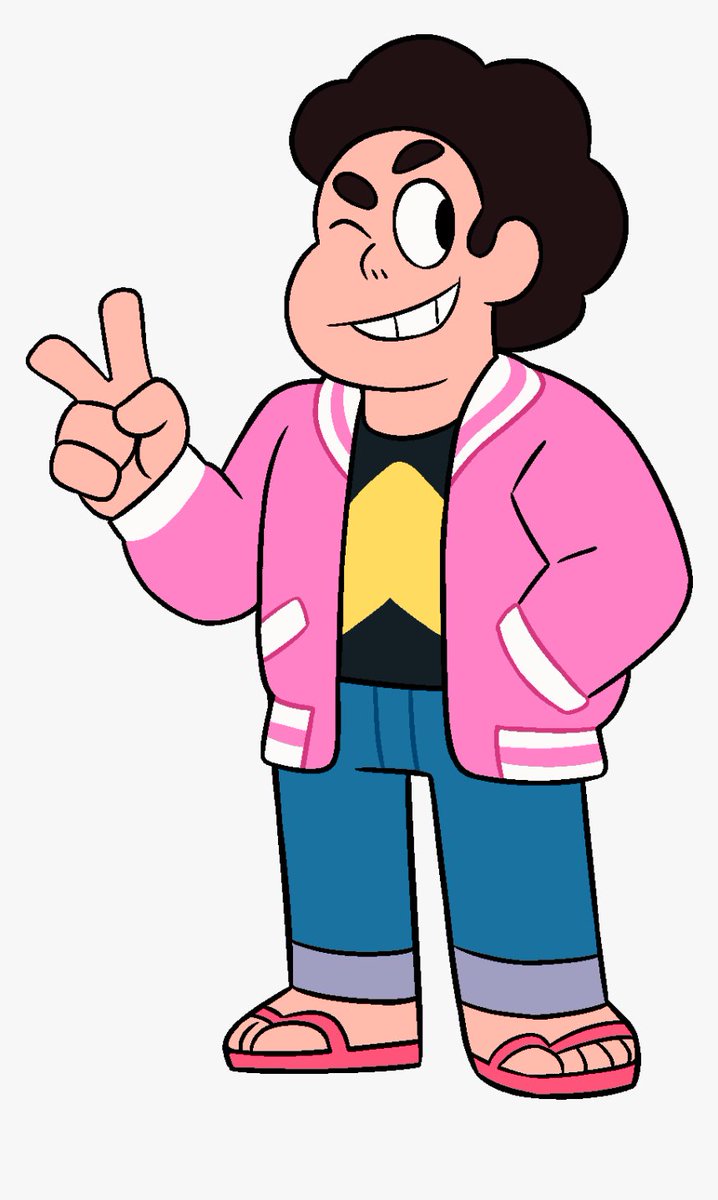 1. All of his outfits have the colors pink/red, yellow, and blue