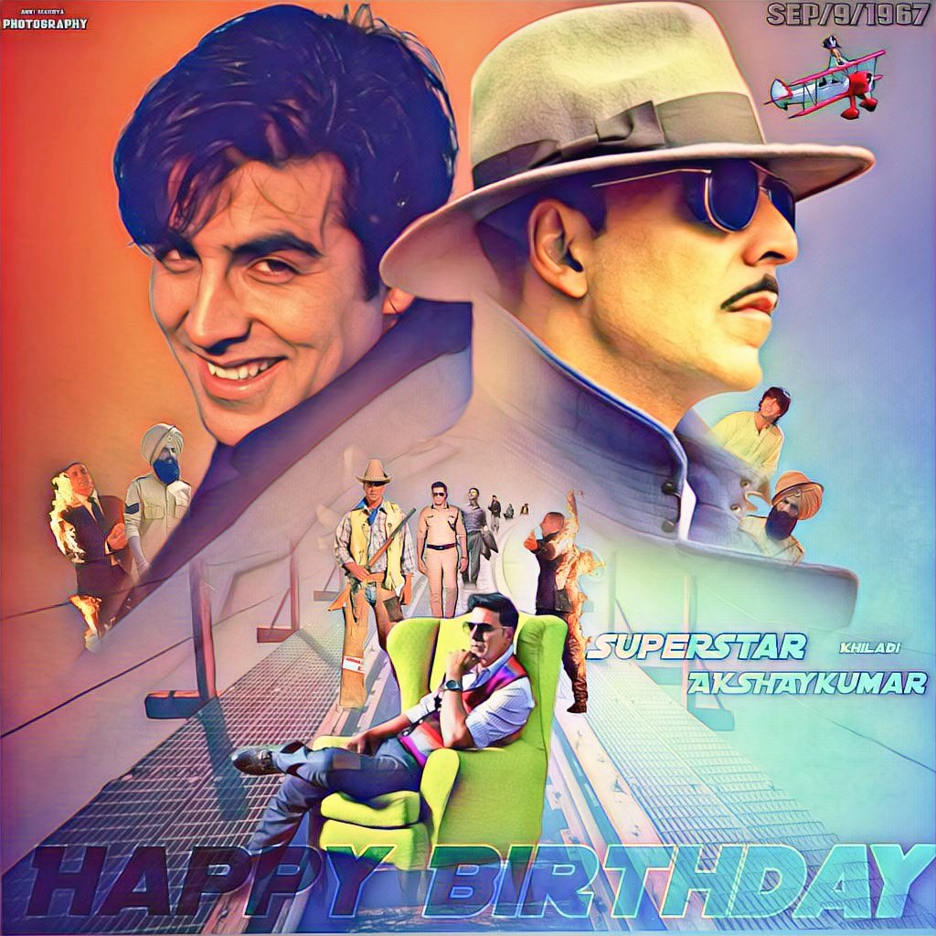 Bittu00210415's tweet photo. Happyest Birthday India's real hero and the son of India  biggest superstar @akshaykumar sir you are inspiration of our young generation #HappyBirthdayAkshayKumar https://t.co/7VTAWKphau
