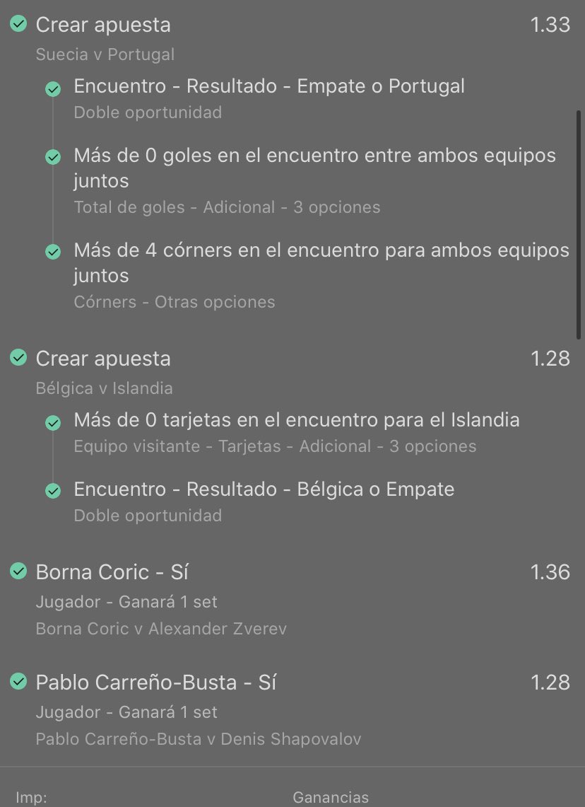 papiapuestas's tweet photo. ✅✅ STAKE 2 | CUOTA 3 € ✅✅ https://t.co/pmiaHFi988