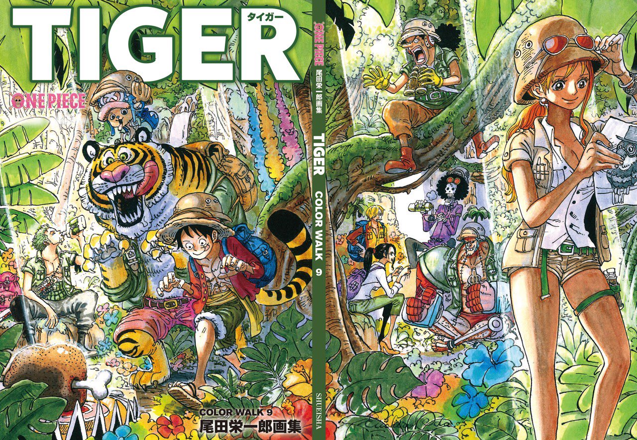 Log ワンピース考察 En Twitter 年9月16日発売の One Piece Color Walk 9 Tiger の表紙 Amp 裏表紙連結の高画質一枚絵きたぁ うあーーカッコええ 予約はお済みですか T Co Ee9h0j1wzn T Co Vzwldohnbj Twitter