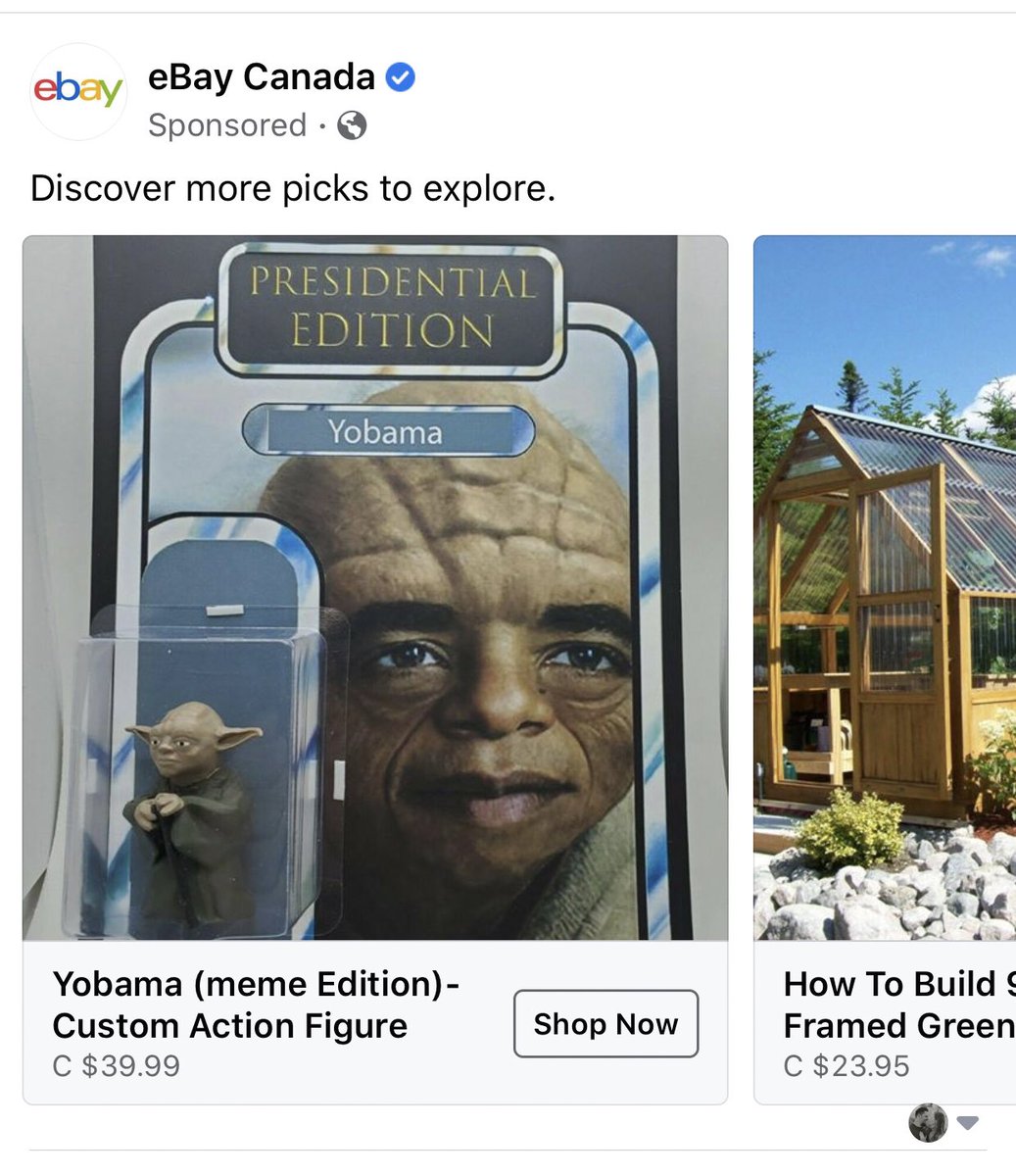 TLSWalters's tweet photo. Memes have permeated my life so completely I’m getting advertisements for meme action figures. 

YOBAMA!! 😍😍 https://t.co/nxFctv5Vja