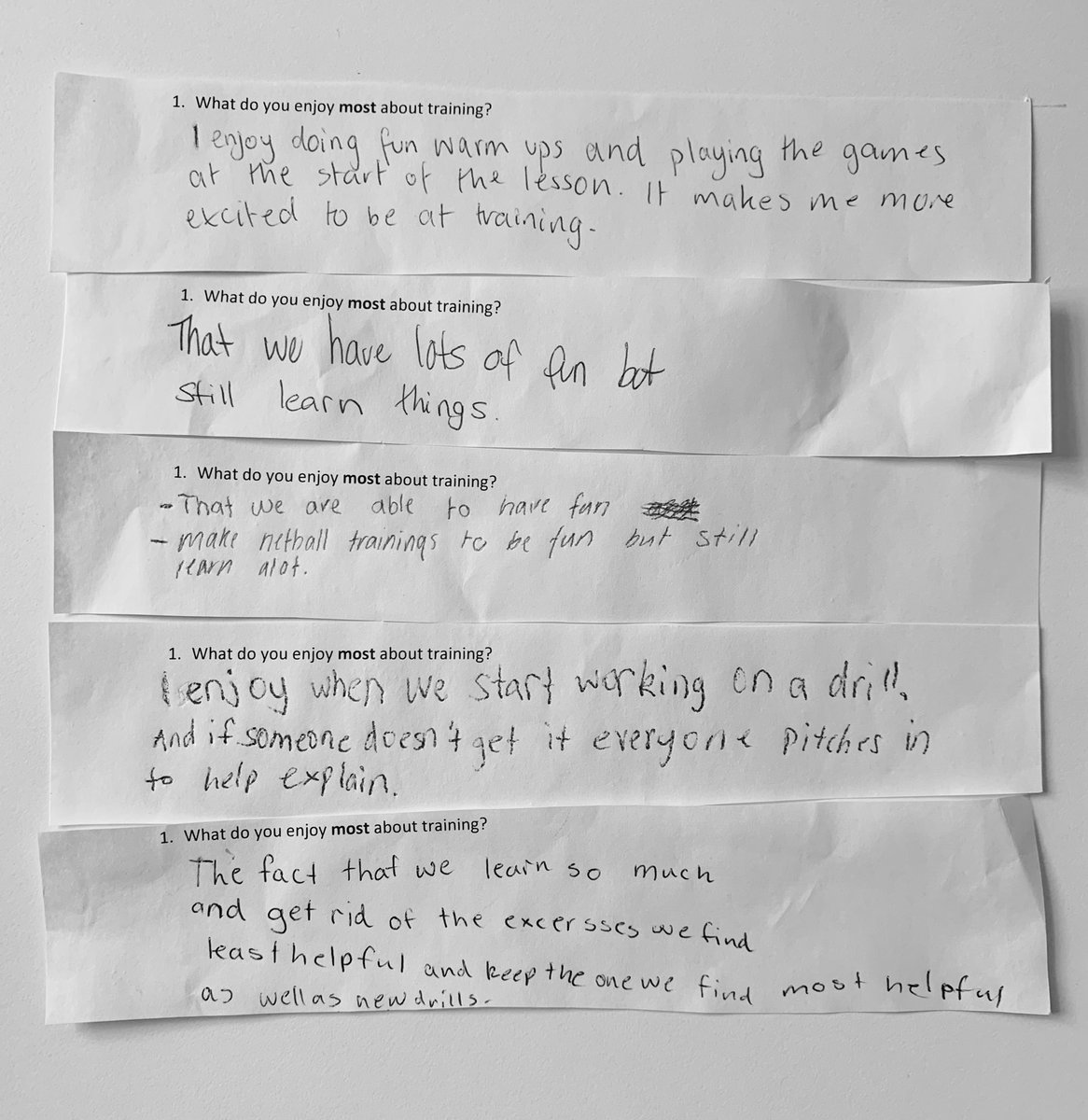 Q. What do you enjoy most about training? FUN! Games-based activitiesQ. What do you enjoy least about training? Spending too long on the same activity/drill 5am starts on a Monday morning (I hear ya!) #youthsport  #coaching