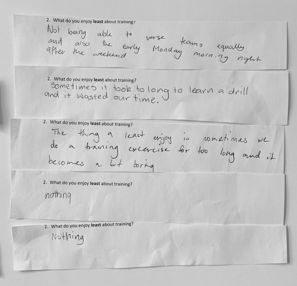 Q. What do you enjoy most about training? FUN! Games-based activitiesQ. What do you enjoy least about training? Spending too long on the same activity/drill 5am starts on a Monday morning (I hear ya!) #youthsport  #coaching