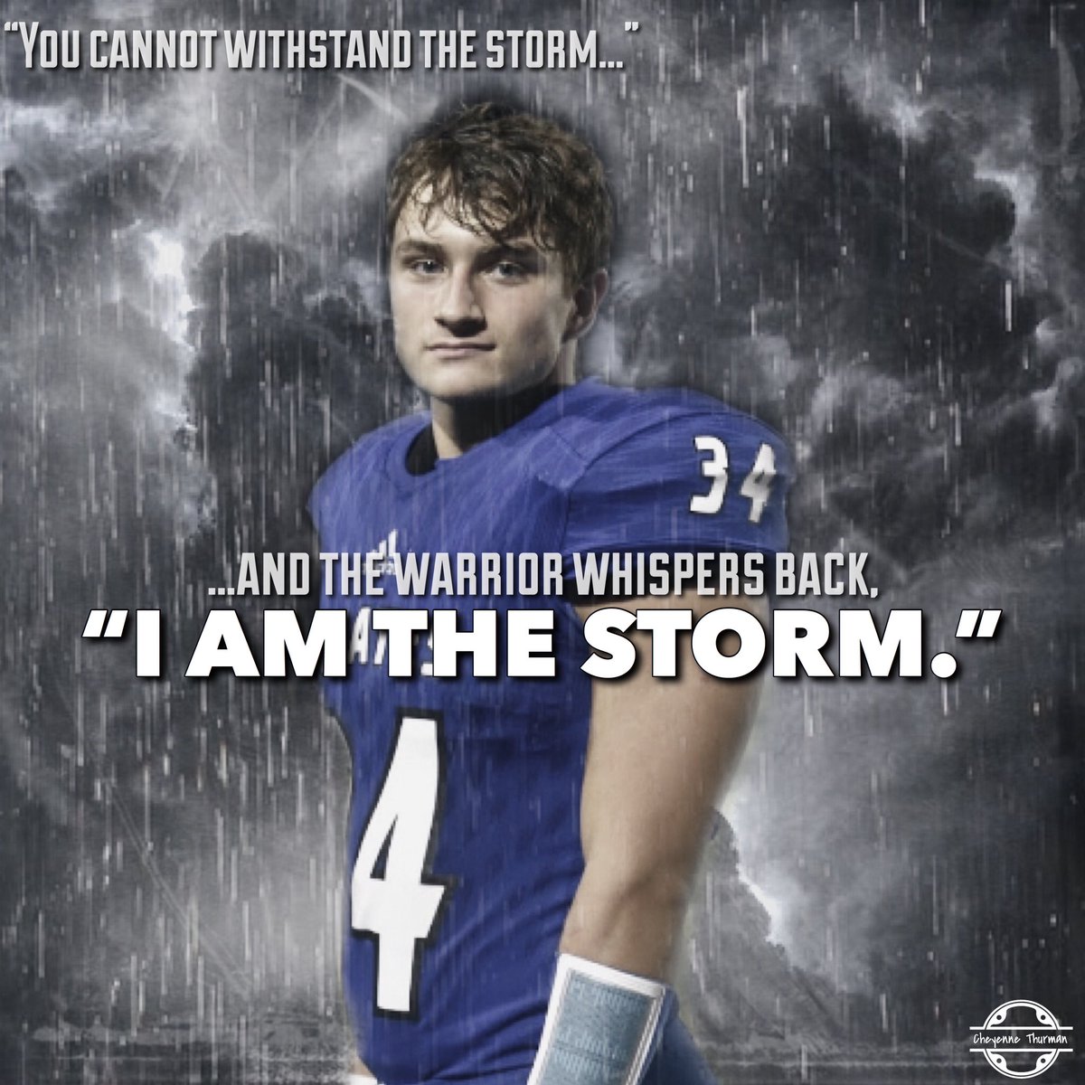 Fitting as I listen to it storm, thinking about the next couple days. Big week this week, Southern Boone, Friday night to open conference play. #BEGREAT @awiser3