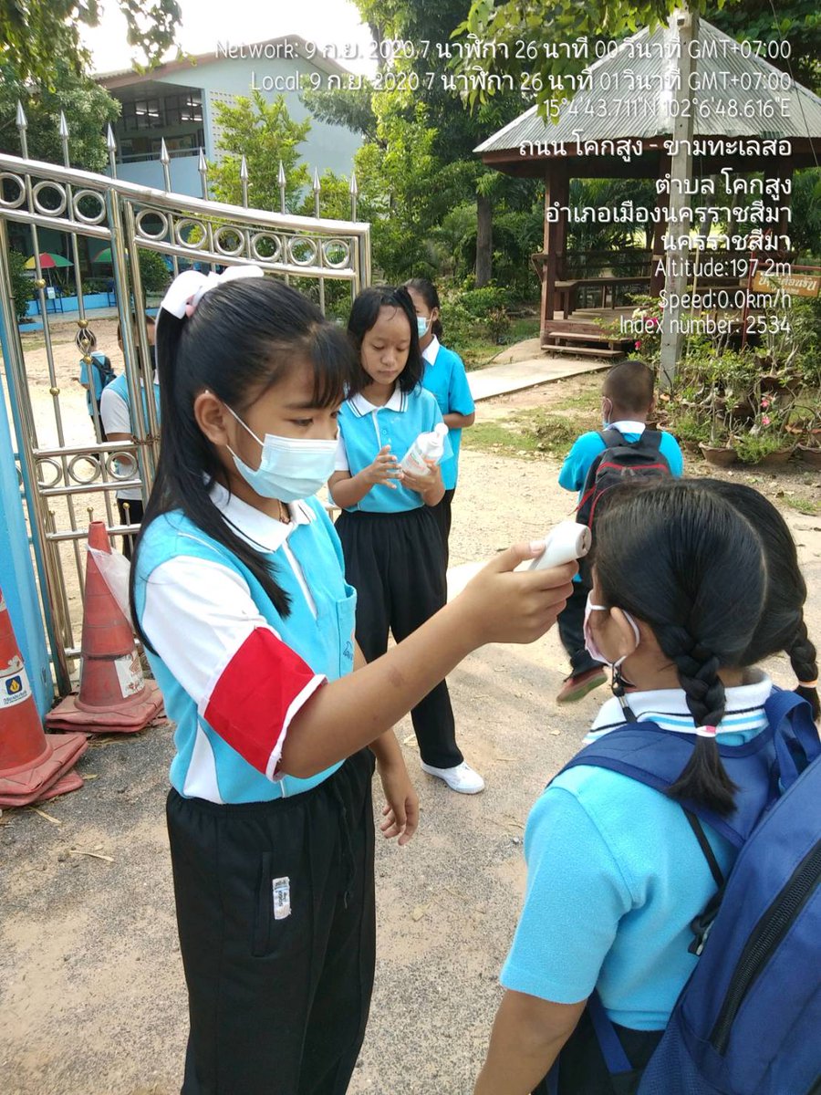 PoliceChoho's tweet photo. ๙ กันยายน ๒๕๖๓ ทุกเช้าก่อนเข้าโรงเรียน # ด้วยความห่วงใยจาก สภ.จอหอ https://t.co/NgRMiro2jt