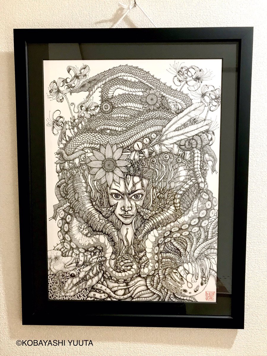 明日まででーす(*'Д`*)
消毒液完備で感染対策バッチリ?
是非お越し下さい。

企画展:Kiss of Brocken 4
会期:2020年9月3日(木)～10日(木)
会場:京都ライト商会三条店
京都市中京区寺町三条下ル一筋目東入ル

#KissofBrocken4 #企画展 #業務連絡
#点描画 #精密画 