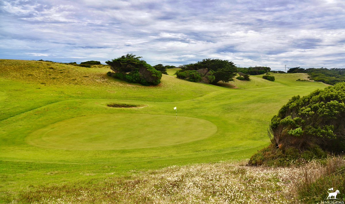 LinksGems's tweet photo. On King Island, Australia, before Cape Wickham in 2015 and Ocean Dunes in 2016, there was King Island Golf &amp; Bowling Club. Built in 1932 by locals and maintained by volunteers, this rugged oceanside links has 12 greens and 17 tees that combine to form a hellaciously fun 18 holes. https://t.co/iVGGEYmcZd