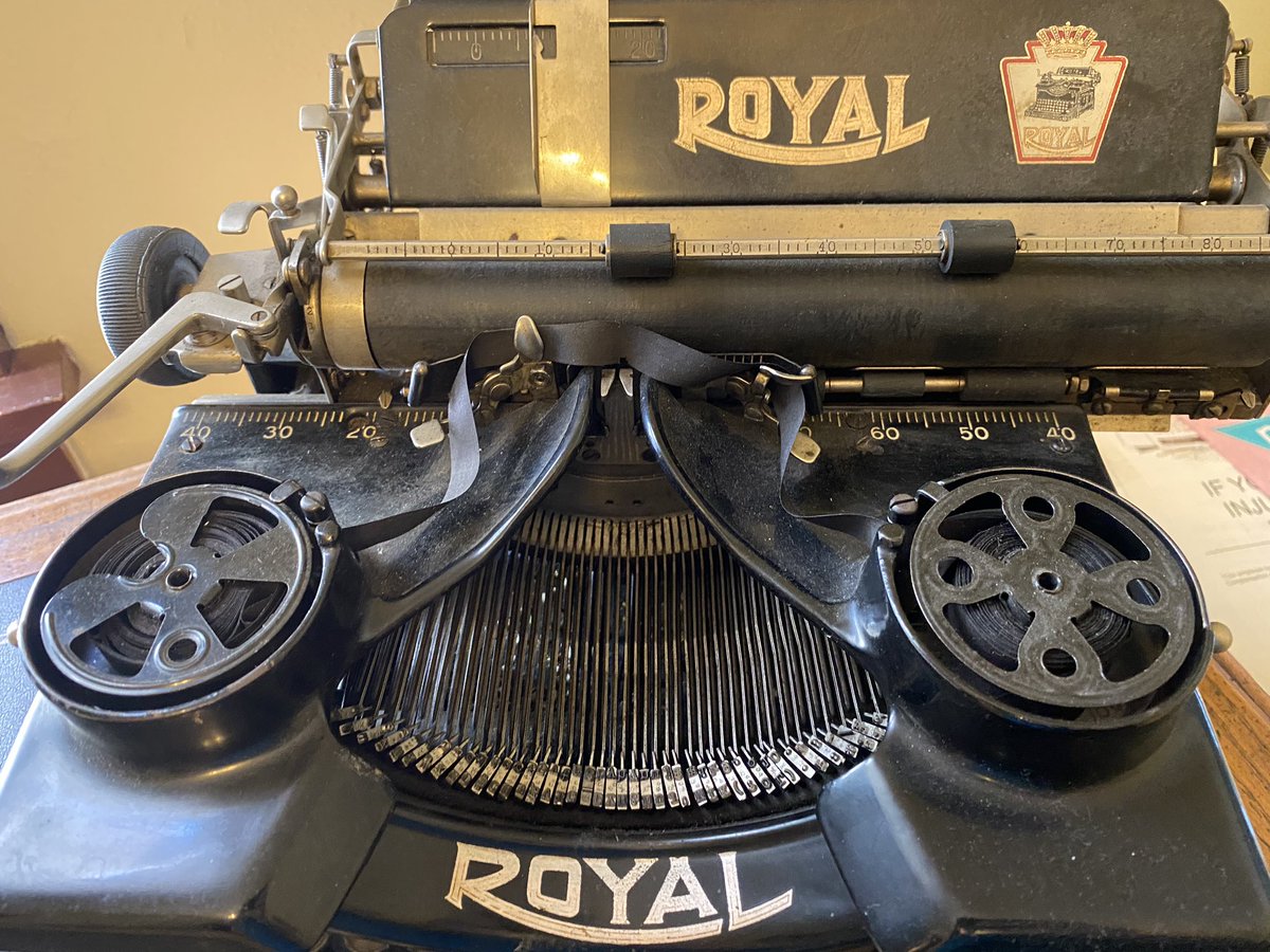 naturenut7's tweet image. Who else learned to type on a “typewriter”!?! #typewriter #manuallife #clickclickclick #correctiontape #livinghistory #yourewelcome