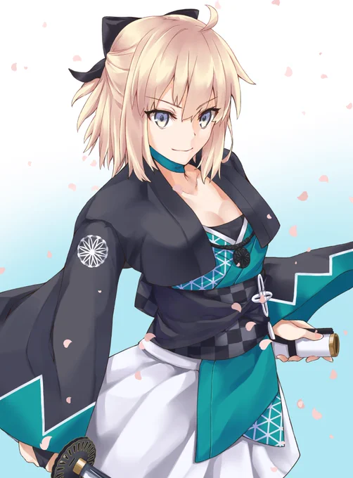 いざ参ります 暁出づる時に剣を取りて 空に舞う花のように
#FGO 